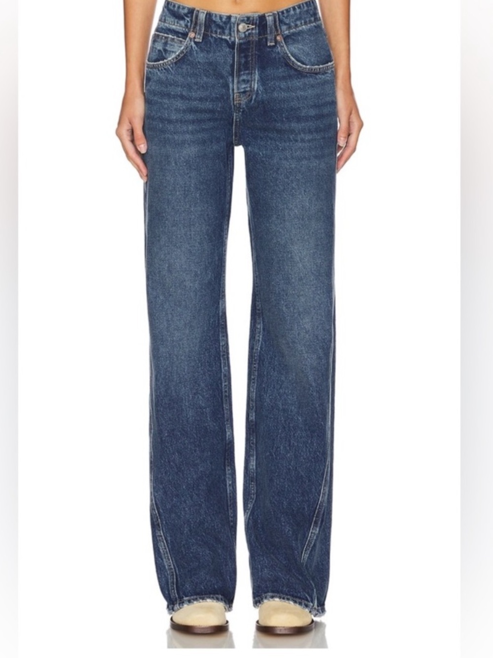Free People Expert Advice Flare Mid Rise